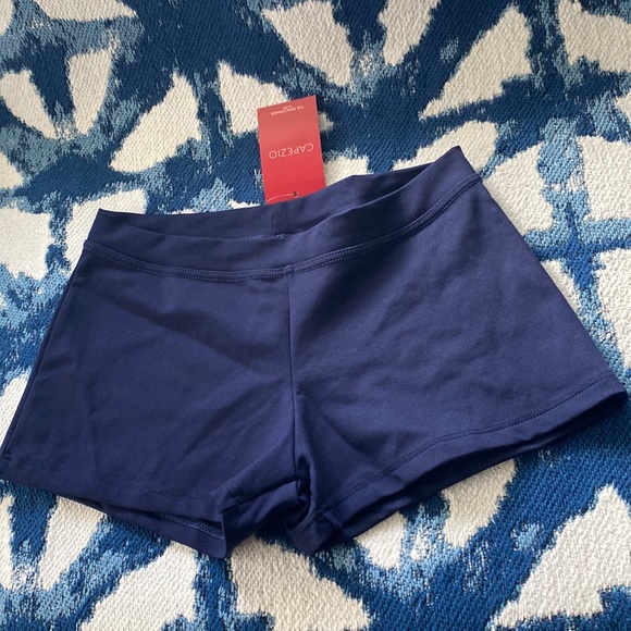 Capezio Pants - CAPEZIO boy cut low rise navy dance shorts